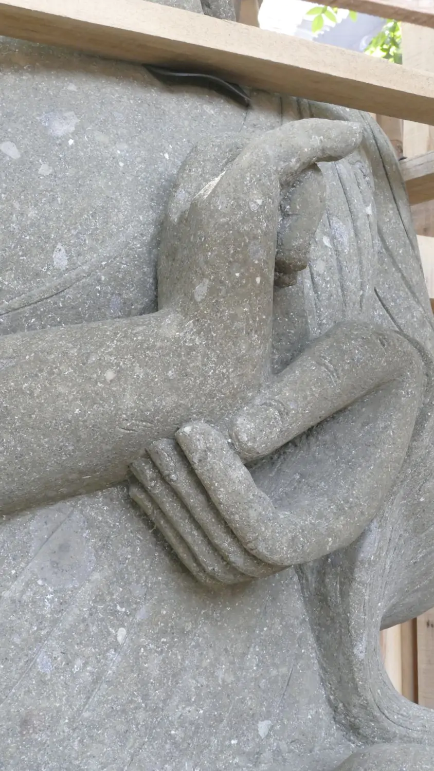  Product image 5 of the product “Seated Buddha, 209cm high, natural green ”